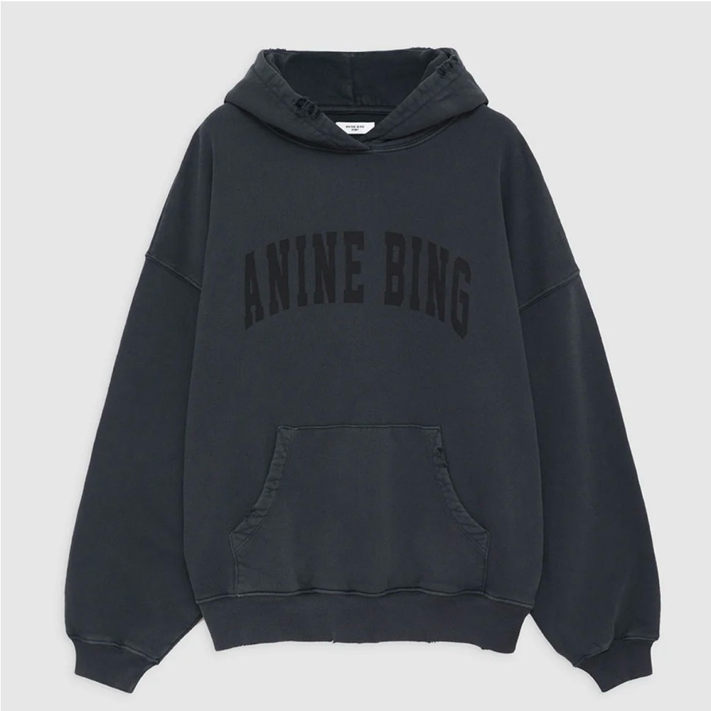 Anine Bing Harvey Hoodie
Dark Washed Black